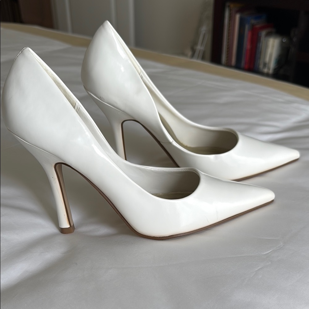 Paprika White Stiletto Heels